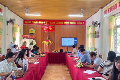 TRƯỜNG THCS NGUYỄN TRÃI THAM GIA TẬP HUẤN CÔNG TÁC GIÁO DỤC PHỔ CẬP VÀ BỒI DƯỠNG THƯỜNG XUYÊN