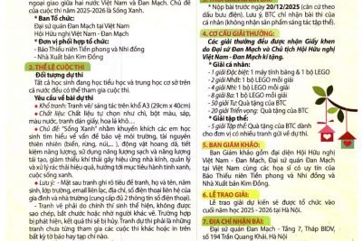 Cuộc thi vẽ tranh “ĐAN MẠCH TRONG MẮT EM 2025 – 2026”