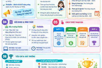 📢 THÔNG BÁO: TRIỂN KHAI SÂN CHƠI TRỰC TUYẾN ĐẤU TRƯỜNG VIOEDU VÀ VIOSKILLS CHO HỌC SINH TIỂU HỌC VÀ THCS